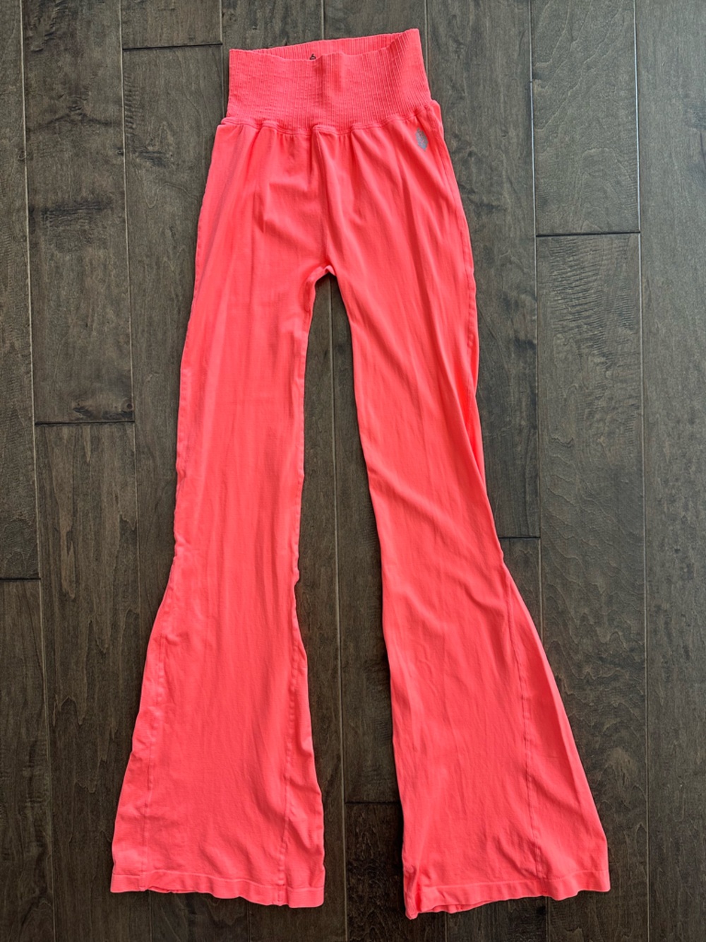 FP Movement Good Karma Flare Leggings Coral Pink